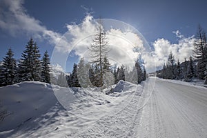 Cross Country Ski Tracks in Tyrol, Austria