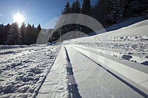 Cross country skiing