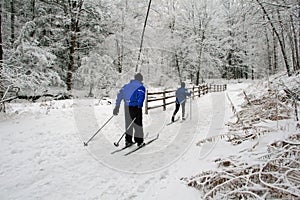 Cross-Country Skiing.