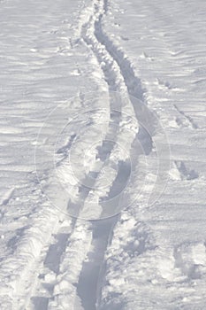 Cross-country skiing track