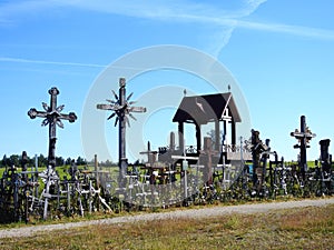 Cross in Cross hill near Siauliai town, Lithuania