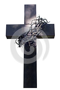 Cross and crown thorns