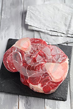 Cross-cuts of veal shank