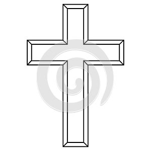 Cross easter religious faith, symbol orthodoxy God, catholic christian cross