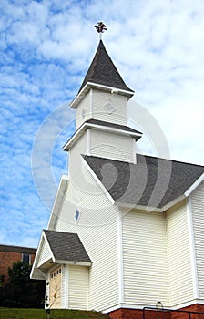 Cross Finial on Church photo