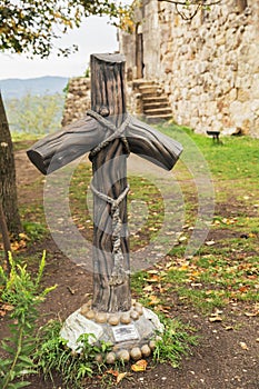 Cross in Gelati Monastery