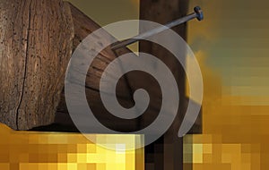 The cross of Golgatha