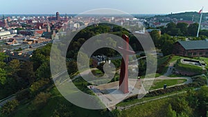 Cross Hail Mountain Gdansk Krzyz Gora Gradowa Aerial View Poland