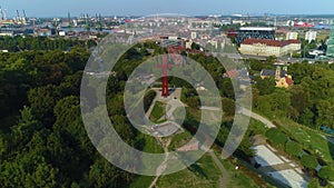 Cross Hail Mountain Gdansk Krzyz Gora Gradowa Aerial View Poland