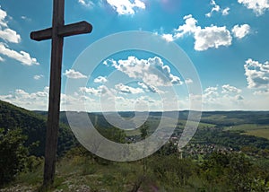 Cross on the hilltop