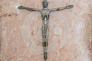 Cross with Jesus Christ son of God.