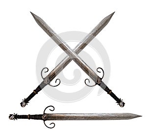 Cross long sword