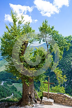 Cross ,mountain in Brantes