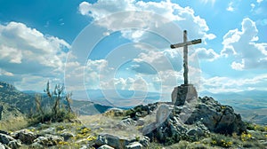 Cross in the Mountains A Symbol of Spirituality in the Greek Landscape