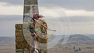 Religious Cross on the Hill Way of St. James