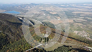 Cross at Okolchica peak built as obeisance to Bulgarian revolutionary and national hero Hristo Botev, Bulgaria