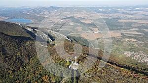 Cross at Okolchica peak built as obeisance to Bulgarian revolutionary and national hero Hristo Botev, Bulgaria