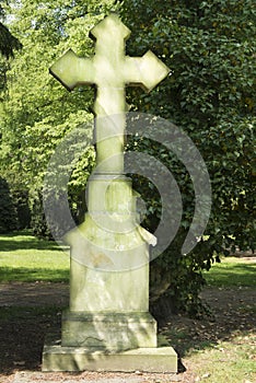 Cross on old Cemetery, Germany