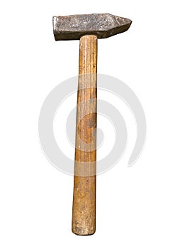 Cross Peen Hammer Retro Isolated