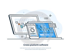Cross platform software operating system and web development