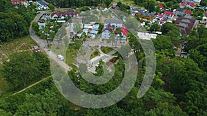 Cross Pustkowo Baltycki Krzyz Nadziei Aerial View Poland