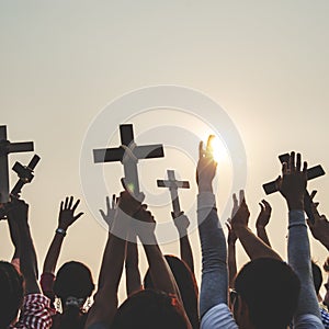 Cross Religion Catholic Christian Community Concept