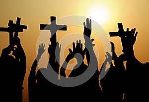 Cross Religion Catholic Christian Community Concept