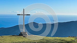 Cross of a sanctuary in Liguria