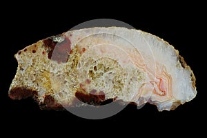 A cross-section of agate