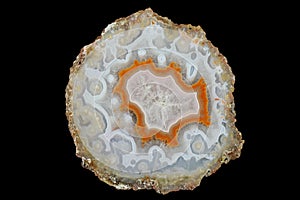 A cross-section of agate