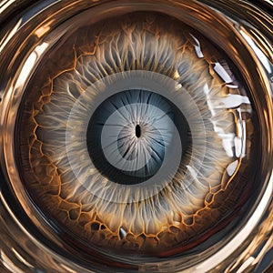 A cross-section of a human eye, highlighting the complex structures responsible for vision1