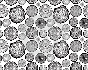 cross section of trees, seamless