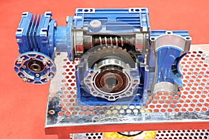 cross section of worm gear pump