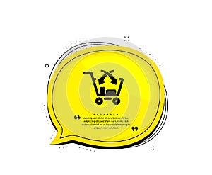 Cross sell icon. Market retail sign. Vector