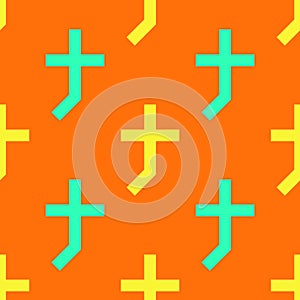 Cross shade seamless pattern