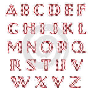 Cross Stitch Alphabet