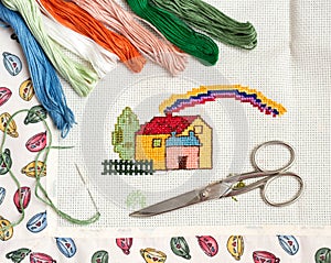 Cross-stitch set