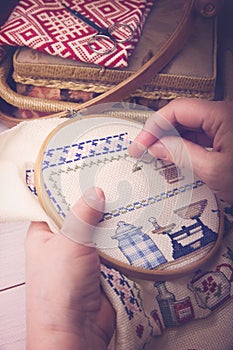 Cross Stitching