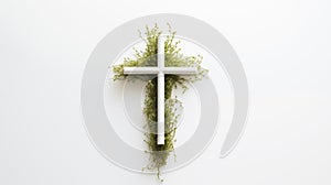 Cross symbolizing resurrection, carrying profound religious significance.AI Generated