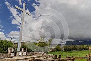 Cross in Tafi del Valle in Tucuman Argentina