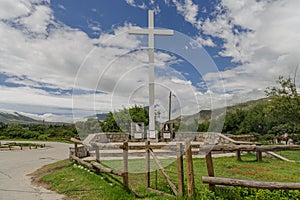 Cross in Tafi del Valle in Tucuman Argentina photo