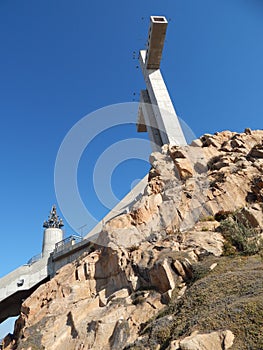 Cross of the third millennium, located in Chile, fourth region of coquimbo photo