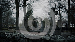 Cross Tombstone Cemetery