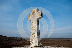 Cross in valley