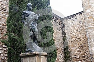 Crossbowman statue