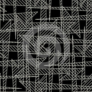 Crossed angled lines in a seamless pattern photo