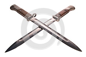 Crossed bayonets