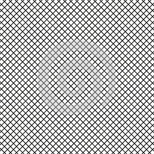 Crossed lines pattern. Simple grid texture. Abstract checkered background. Vector geometry illustration.