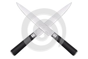 Crossed two knife