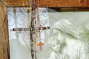 Crosses and rosaries